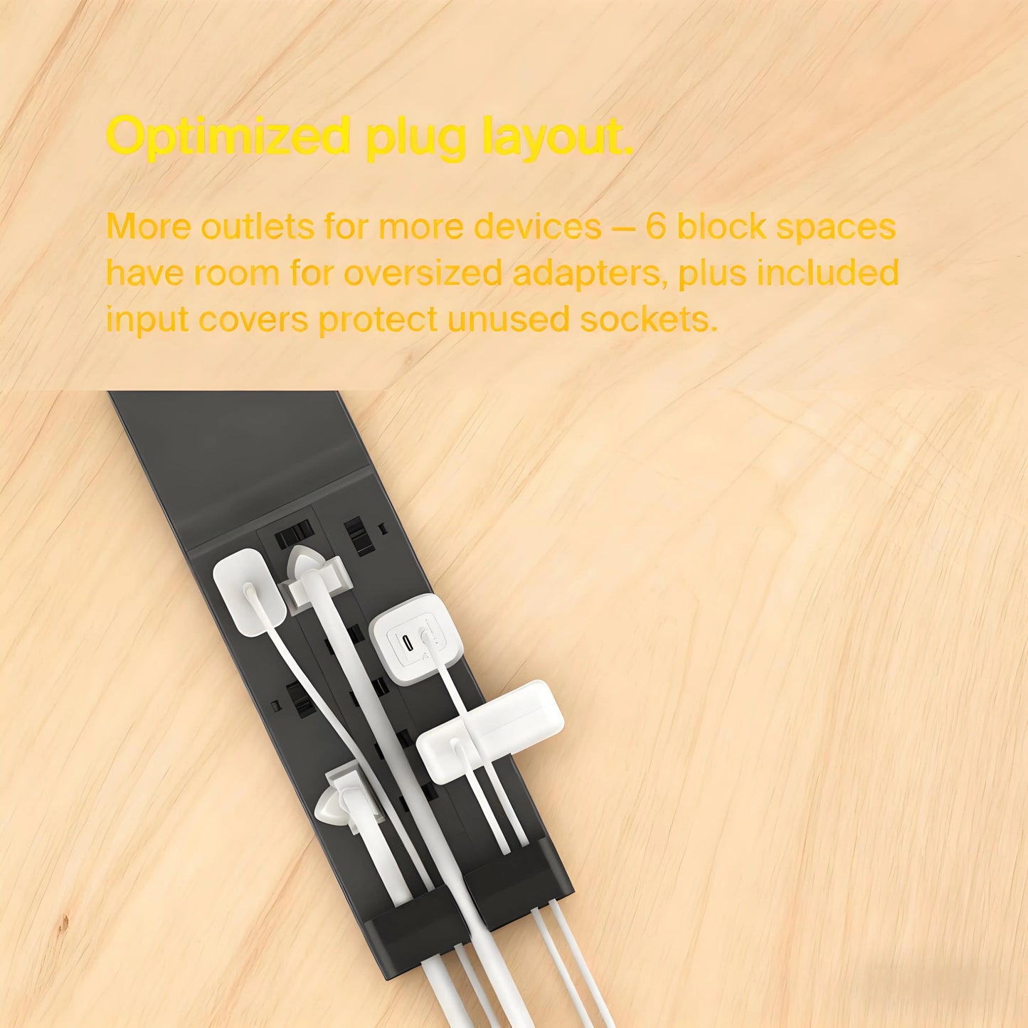 Surge Protector Power Strip with 3940 Joules Protection